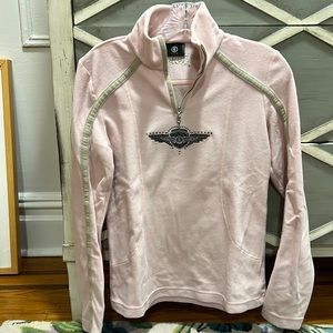 Bogner pink quarter zip size US 6